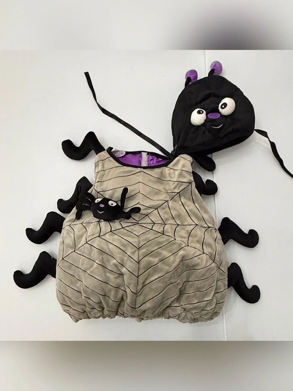 Cute Itsy Bitsy Spider Costume With Hat Size Up to 24 Months